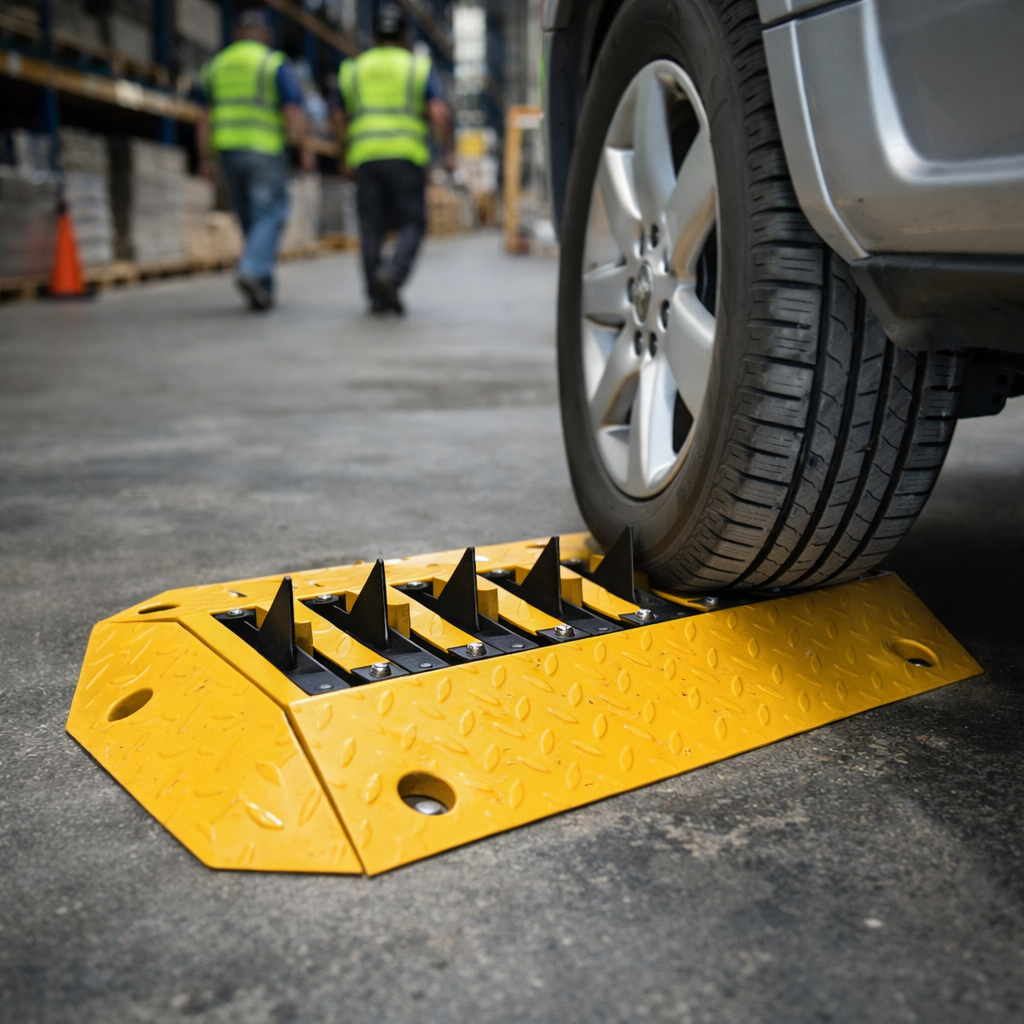 Directional Flow Plate – 105mm High – 15,000kg Capacity – Traffic Management