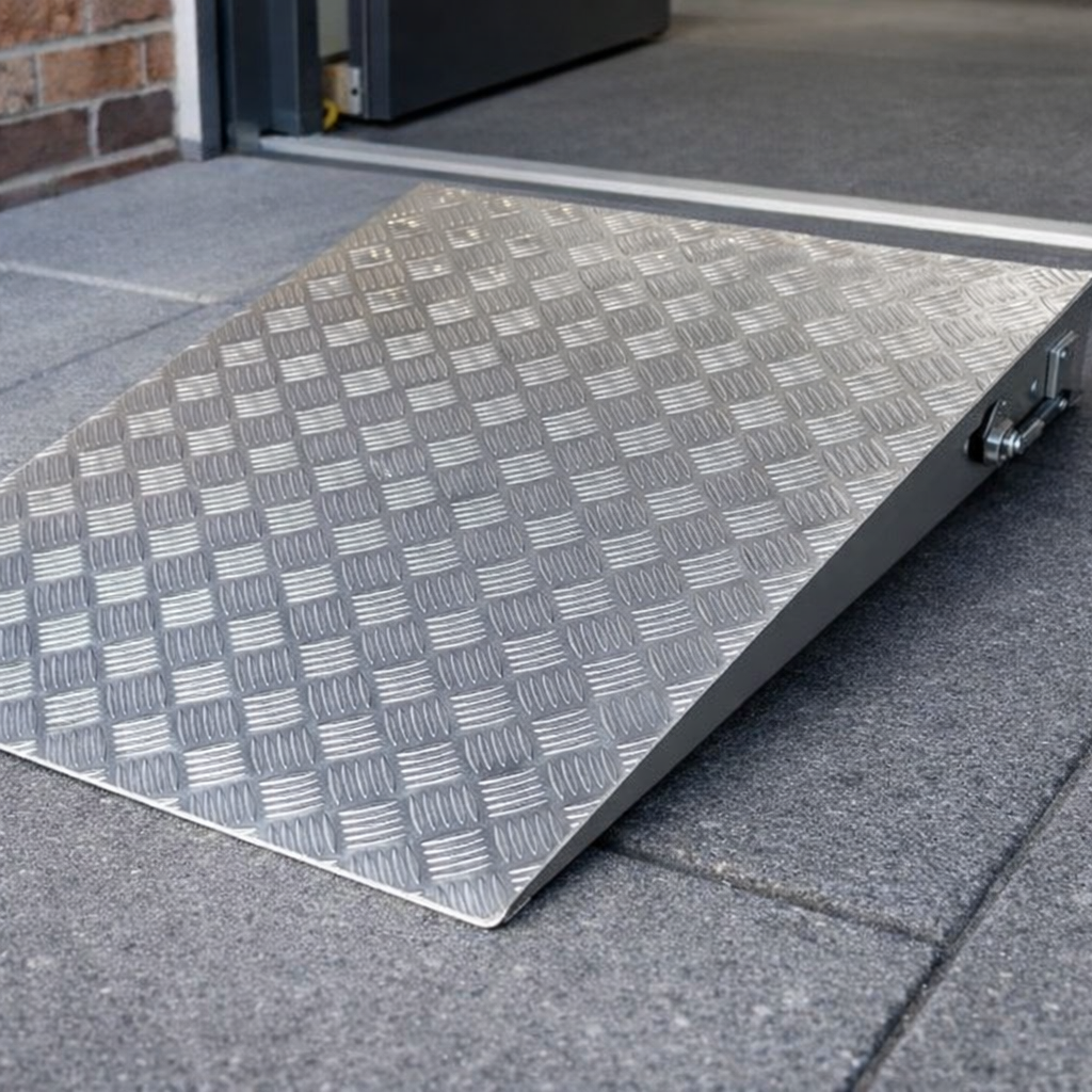 Aluminium Wheelchair Ramp – 70cm Wide – Non-Folding, 250kg Capacity – Mobility Scooter & Walker Access