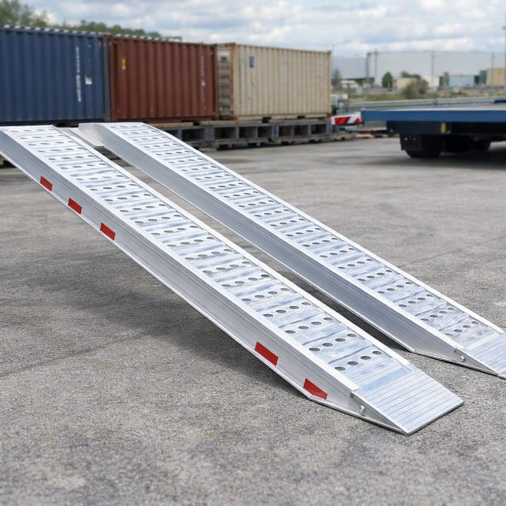 Aluminium Loading Ramps – 510mm Wide – 9600kg Capacity – Industrial Use