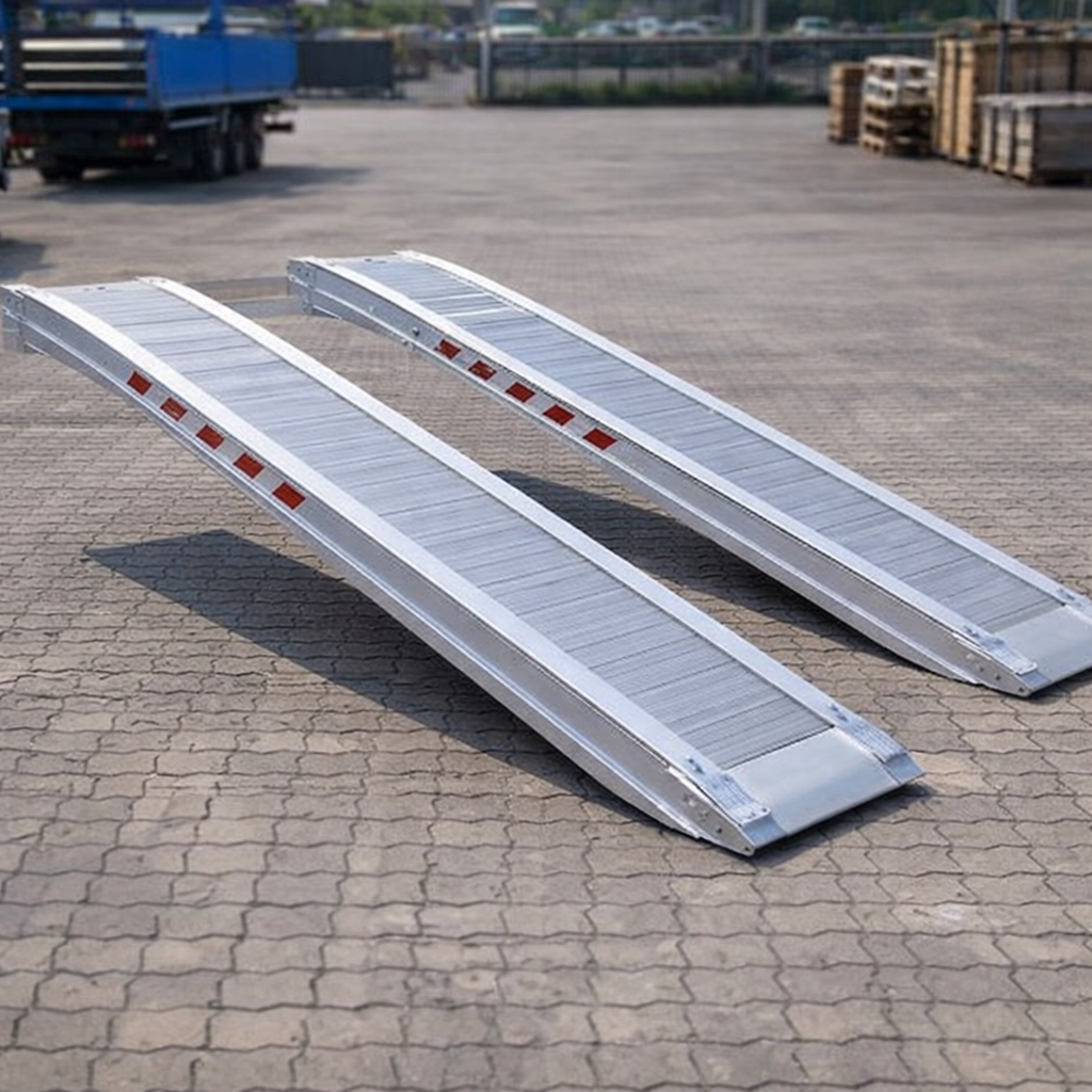 Aluminium Loading Ramps – 3500mm x 580mm – 16000kg Capacity – Industrial Use