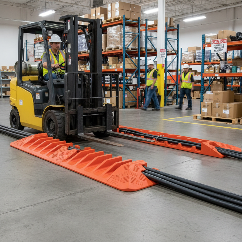 Premium Heavy Duty End Caps for 5 Channel Cable Protector - Neatly Finish Cable Runs