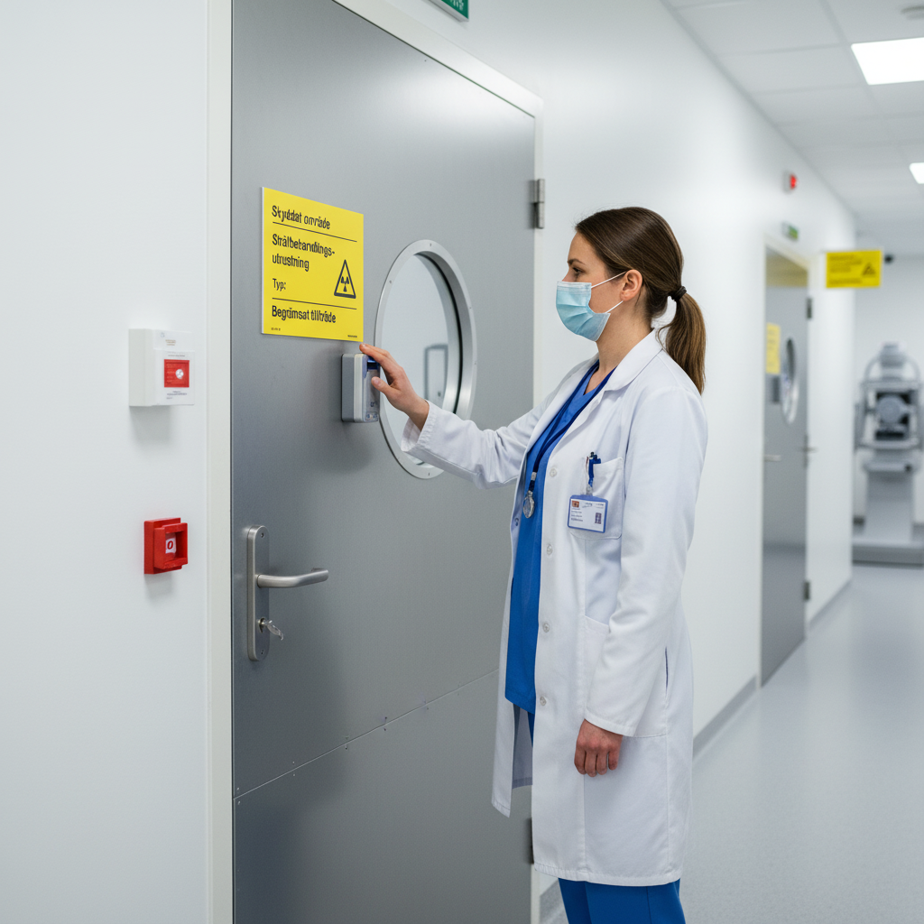 Premium Warning Sign for Radiation Treatment - Durable Plastic, Magnetic, and Adhesive Options Available