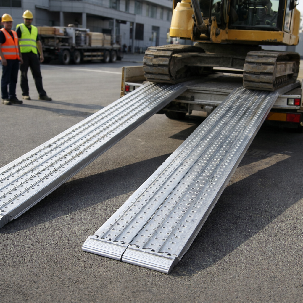 Heavy Duty Loading Ramps – 4500mm x 450mm – 10,500kg Capacity – Industrial Use
