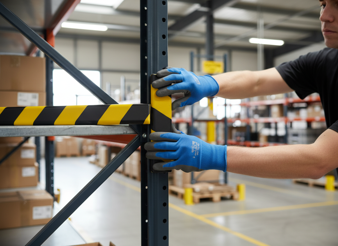 Premium Corner Protection Profile C35 – High-Visibility Magnetic Impact Guard for Industrial Safety