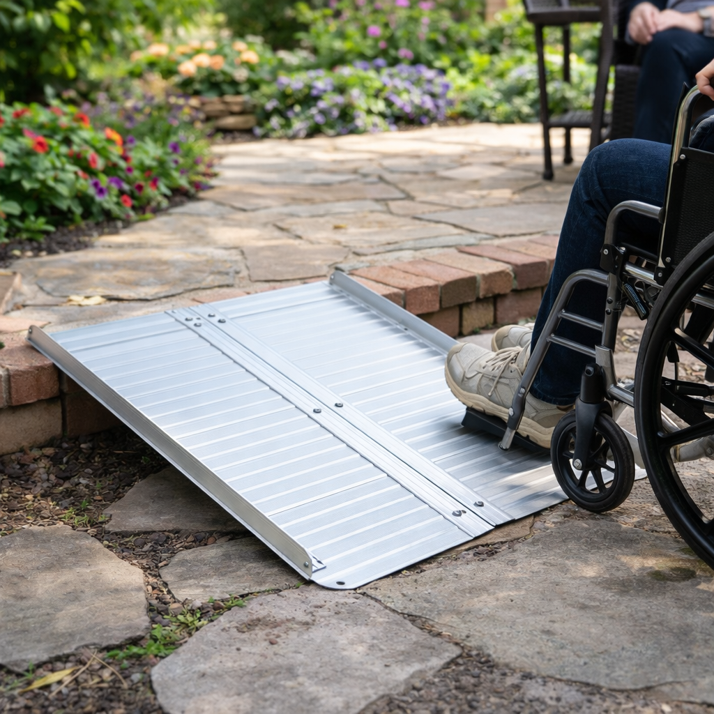 Folding Wheelchair Ramp – 2ft – Aluminium – Mobility Access