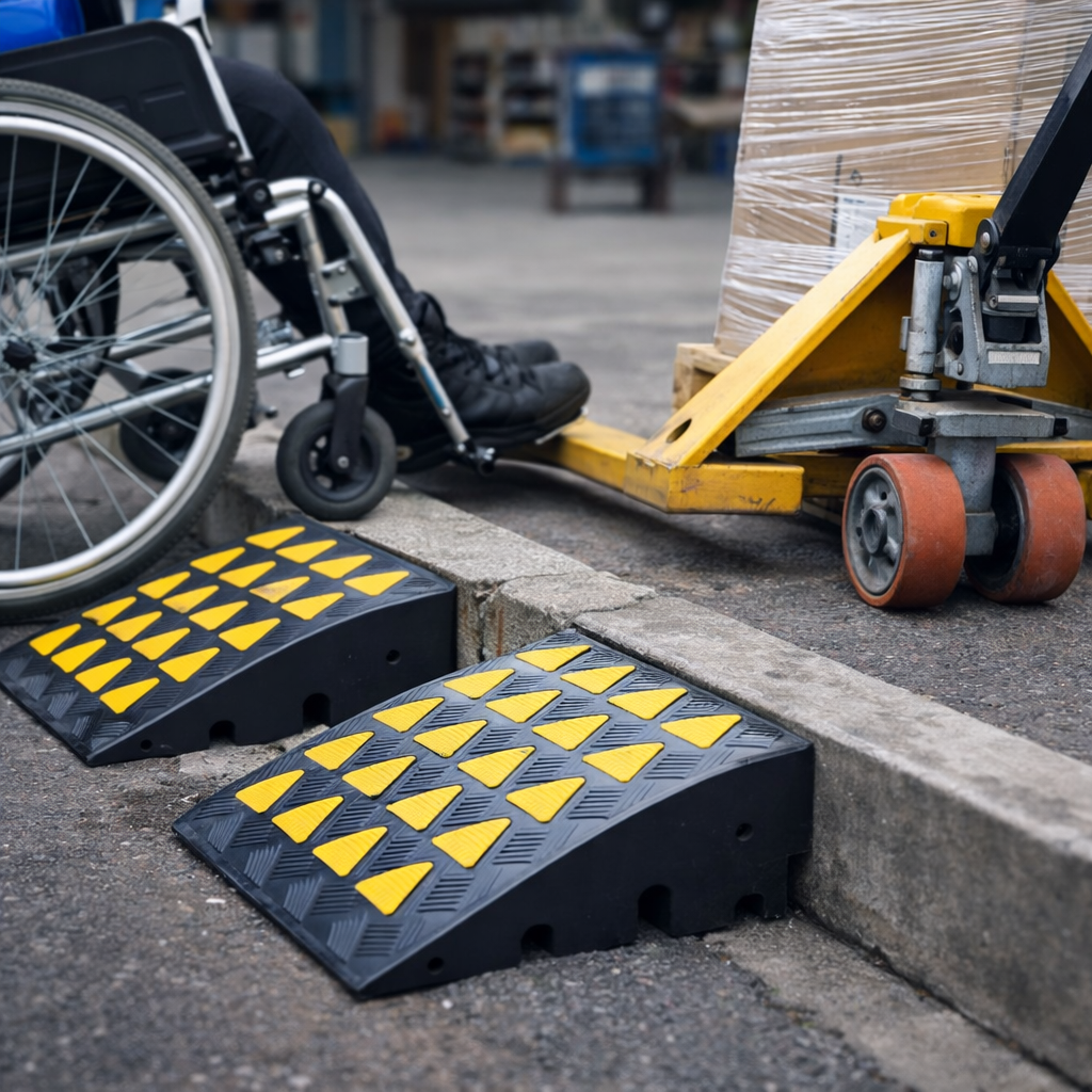 Rubber Kerb Ramp Kit – 200mm – Heavy Duty – Vehicle Access