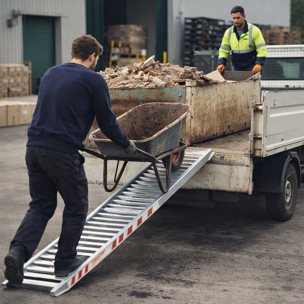 Skip Ramp – 560mm Wide – 300kg Capacity – Professional Use