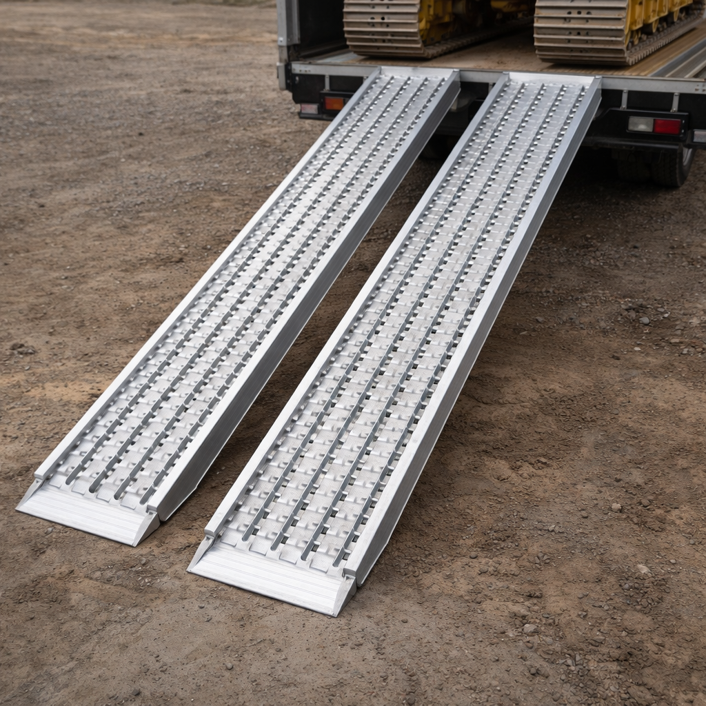 Heavy Duty Loading Ramps – 3500mm x 450mm – 18,000kg Capacity – Industrial Use