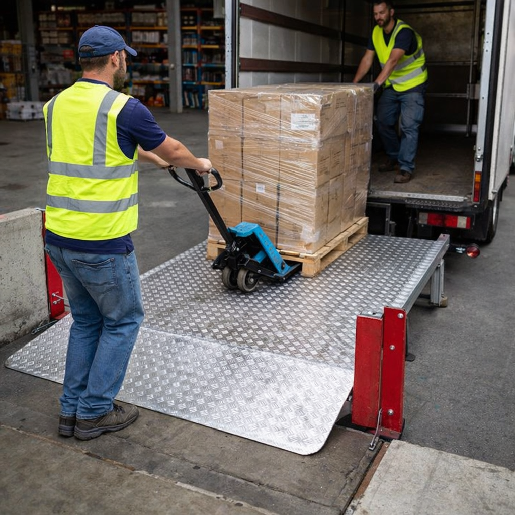 Removable Loading Bridge – 750x1250mm – 1300kg Capacity – Industrial Use