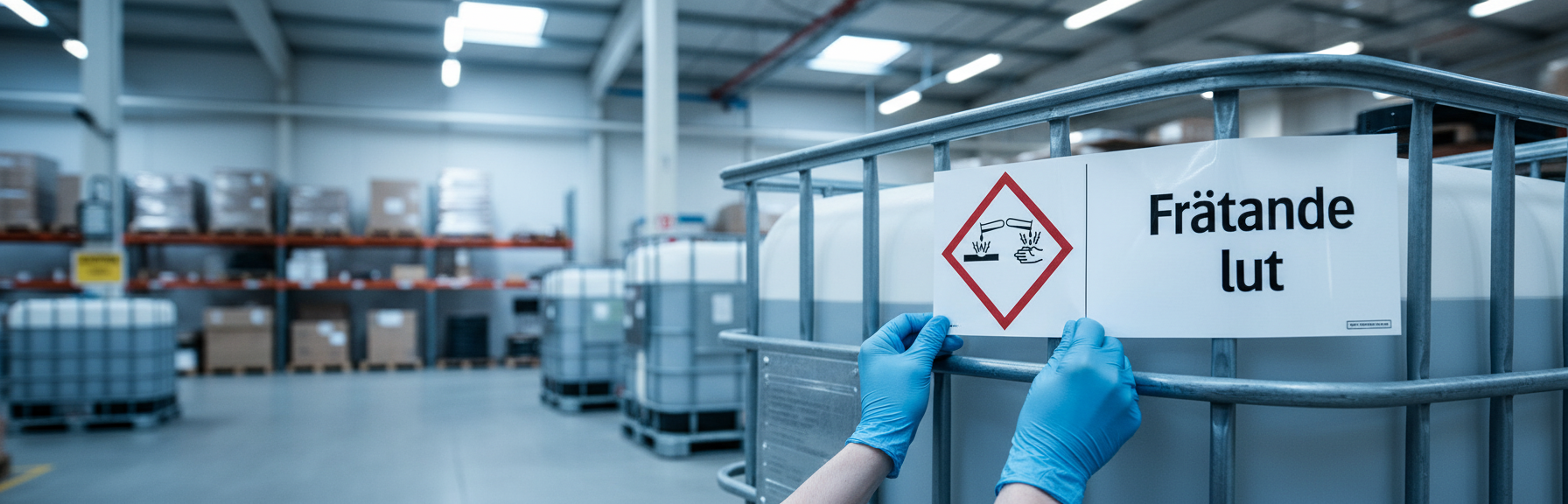 Premium Warning Sign - Corrosive Substance in Multiple Materials and Sizes for Workplace Safety