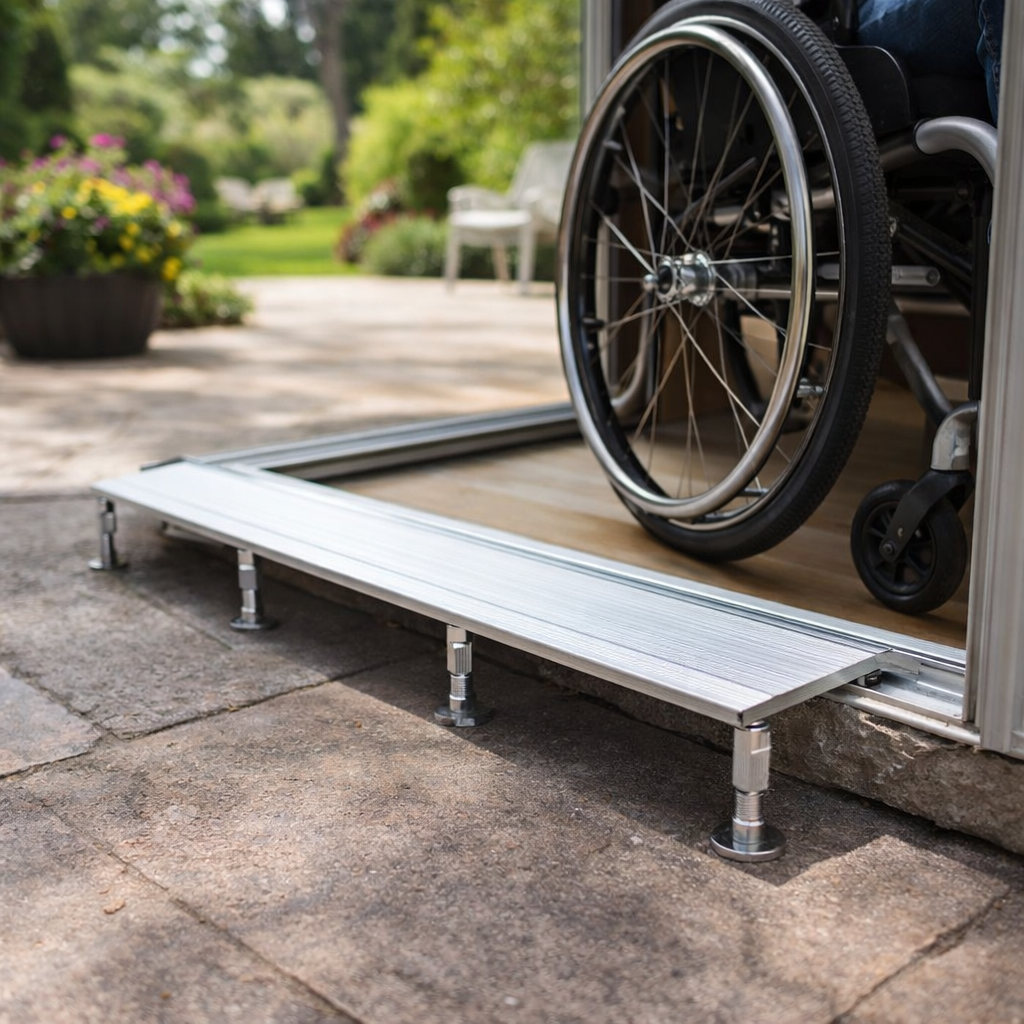 Adjustable Threshold Ramp Leg Kit – Adjustable Legs – Indoor/Outdoor Use