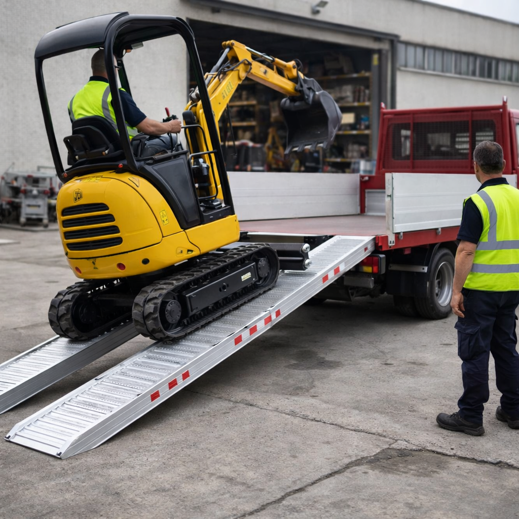 Extra Wide Aluminium Loading Ramps – 3500x500x1000kg – Heavy Duty – Vehicle Loading