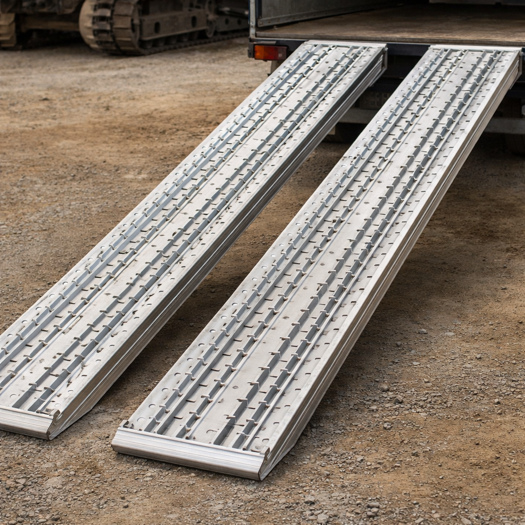 Heavy Duty Loading Ramps – 4500mm x 450mm – 10,500kg Capacity – Industrial Use