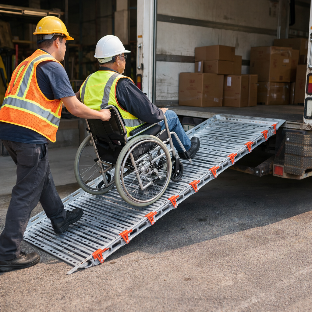 Rollable Ramp – 685mm Wide – High Visibility – Mobility Access