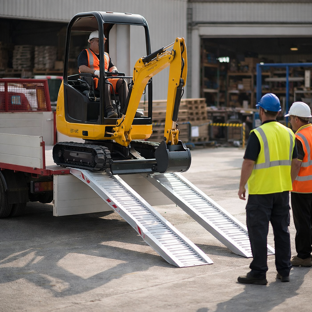 Aluminium Loading Ramps – 5000mm x 400mm – 1070kg Capacity – Vehicle Access