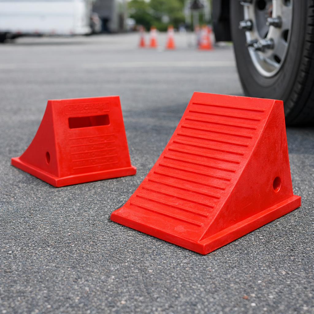 Wheel Chock – 23cm W x 21cm H x 29cm L – Polyurethane – Vehicle Safety