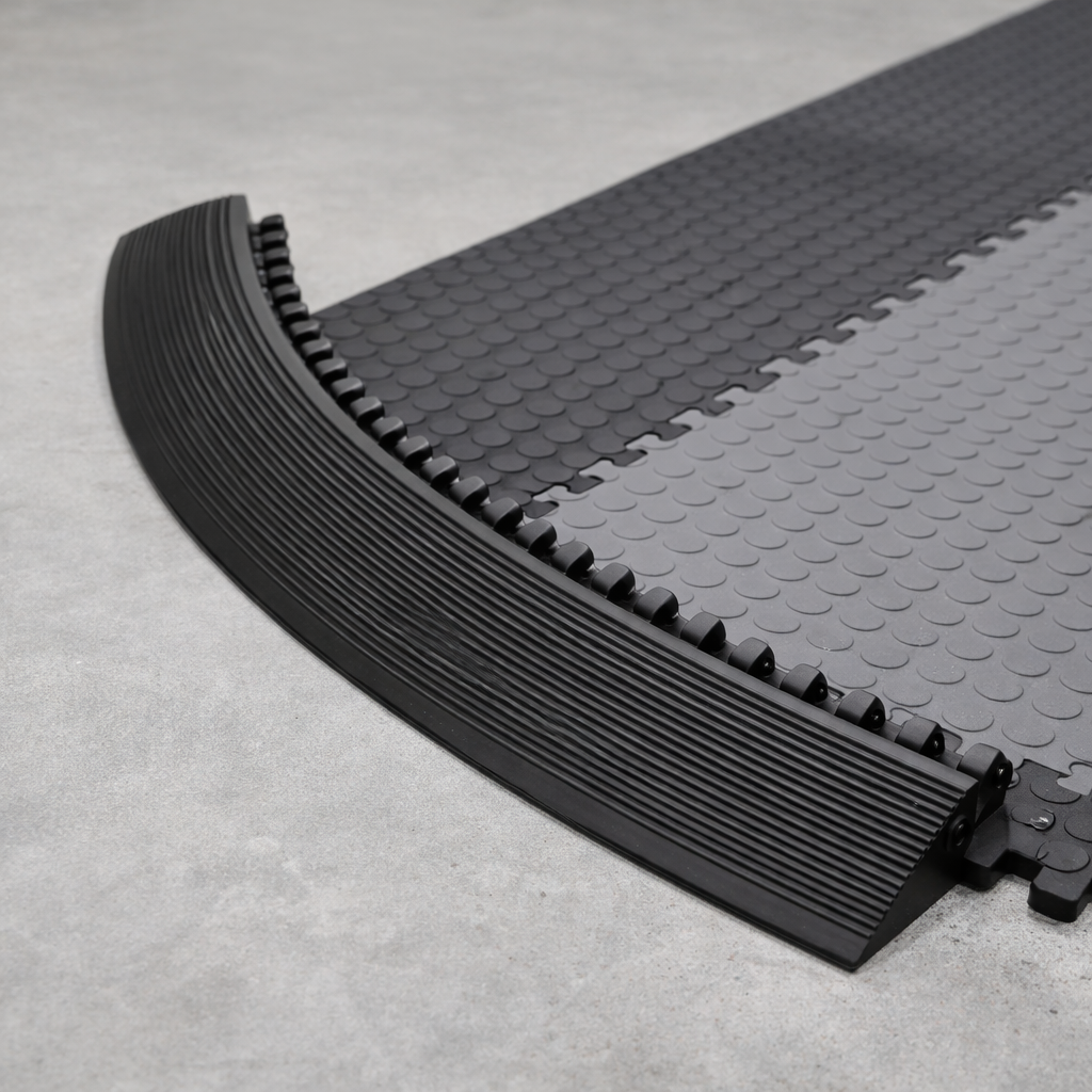 Industrial Grade Nitrile Ramp – 91cm Black – Heavy Duty – Anti-Fatigue