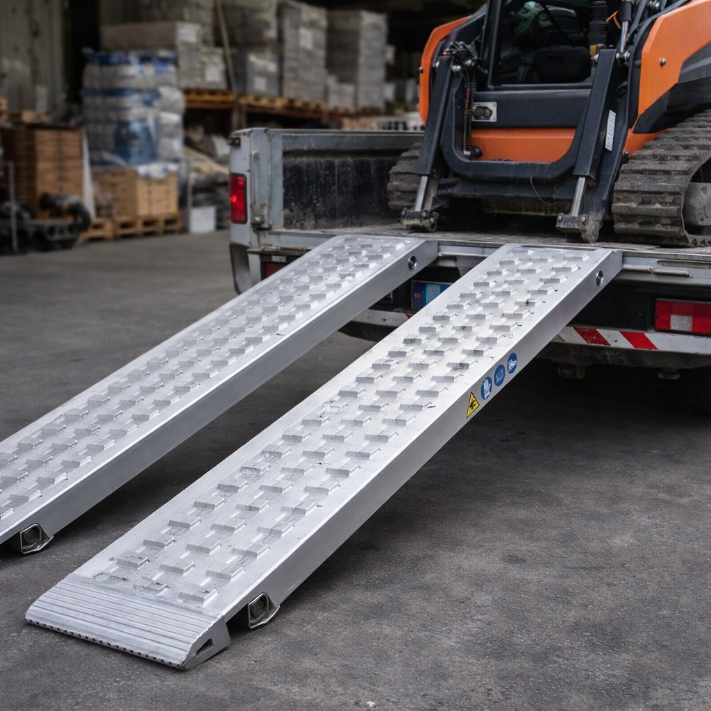 Heavy Duty Aluminium Loading Ramps – 1500x520mm – 29000kg Capacity – Industrial Use