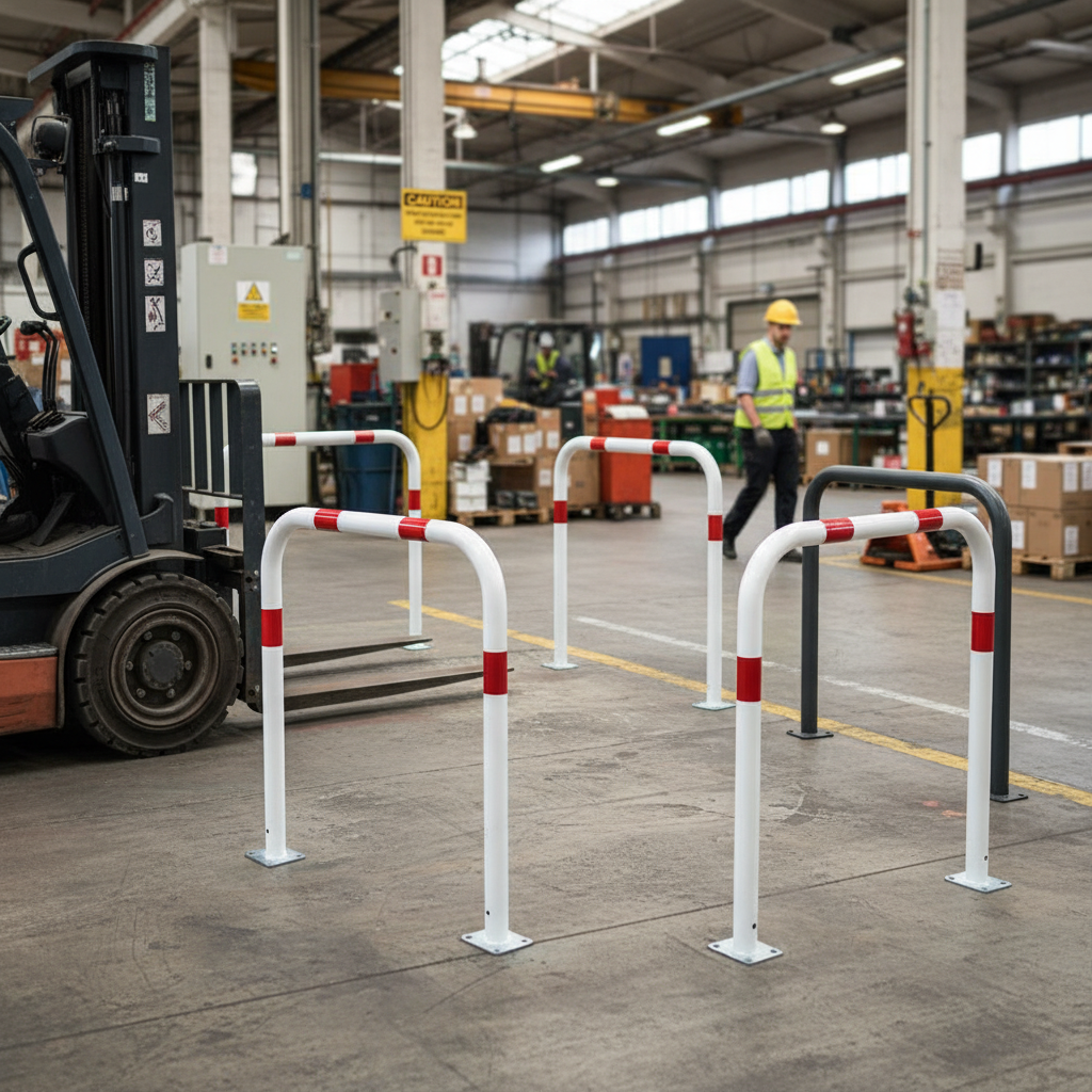 Premium Heavy Duty Steel Hoop Barriers Ø 60 mm for Access Control and Vehicle Protection