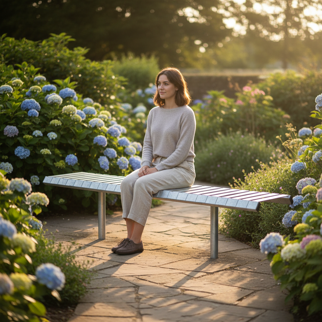 Premium Backless Bench 1.8m - Galvanized Steel & Stainless Steel Options for Outdoor Use | Barriers Co