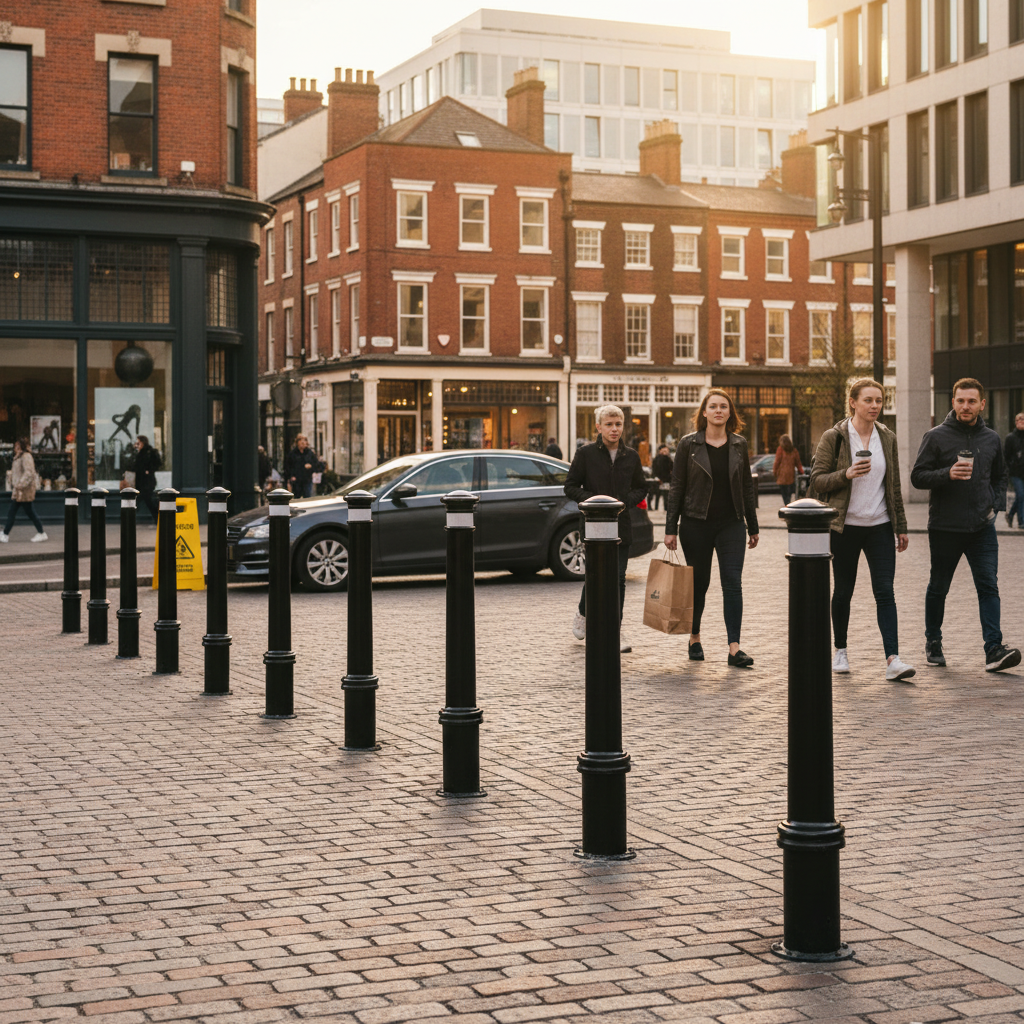 Premium High-Performance Polyurethane Bollards for Vehicle Impact Protection in Parking Areas