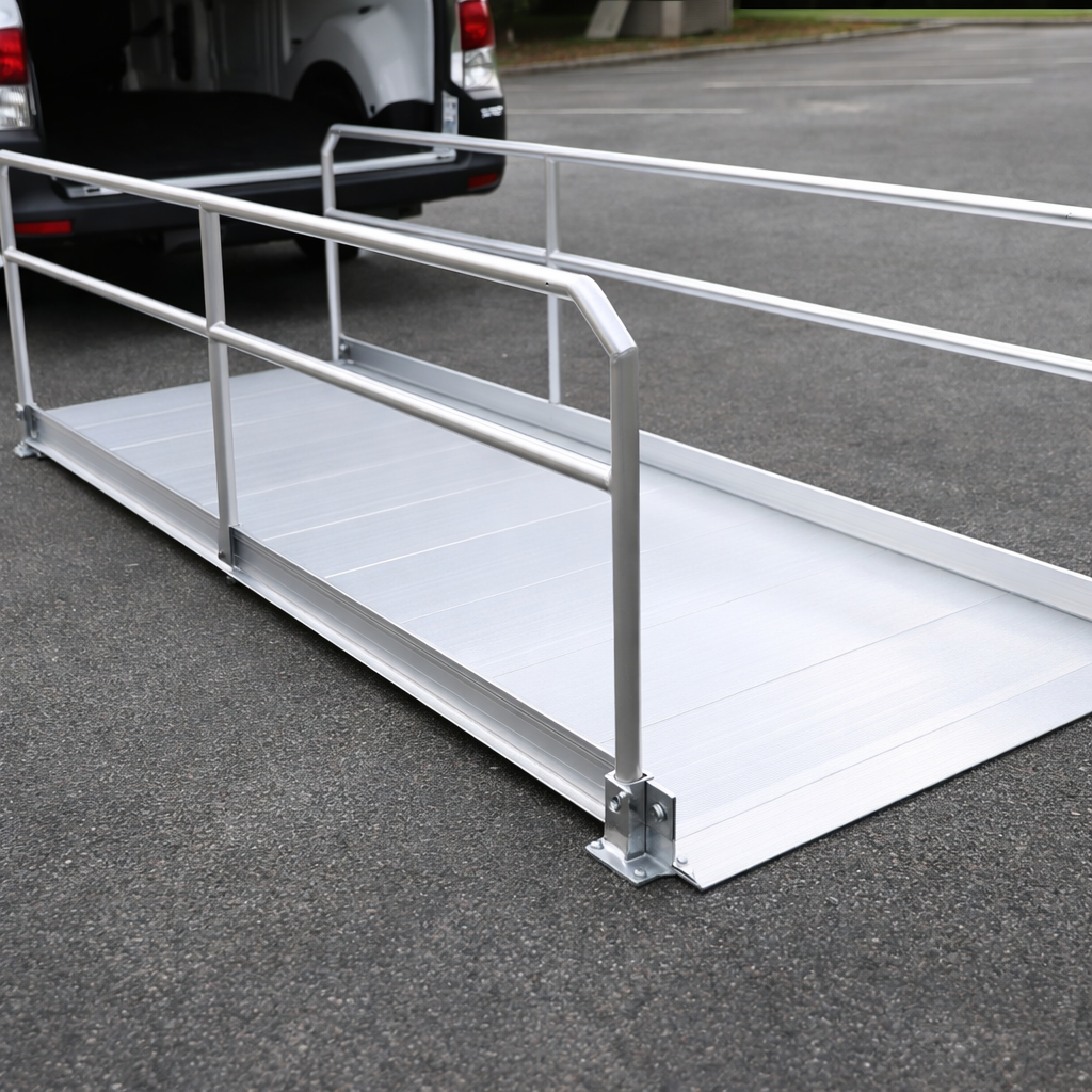 Vehicle Accessible Ramps – 2390mm Long, 1250mm Width – Heavy Duty – Commercial Use