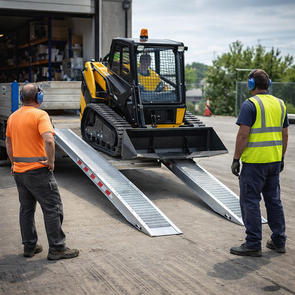 Aluminium Loading Ramps – 3000mm x 580mm – 14000kg Capacity – Industrial Use