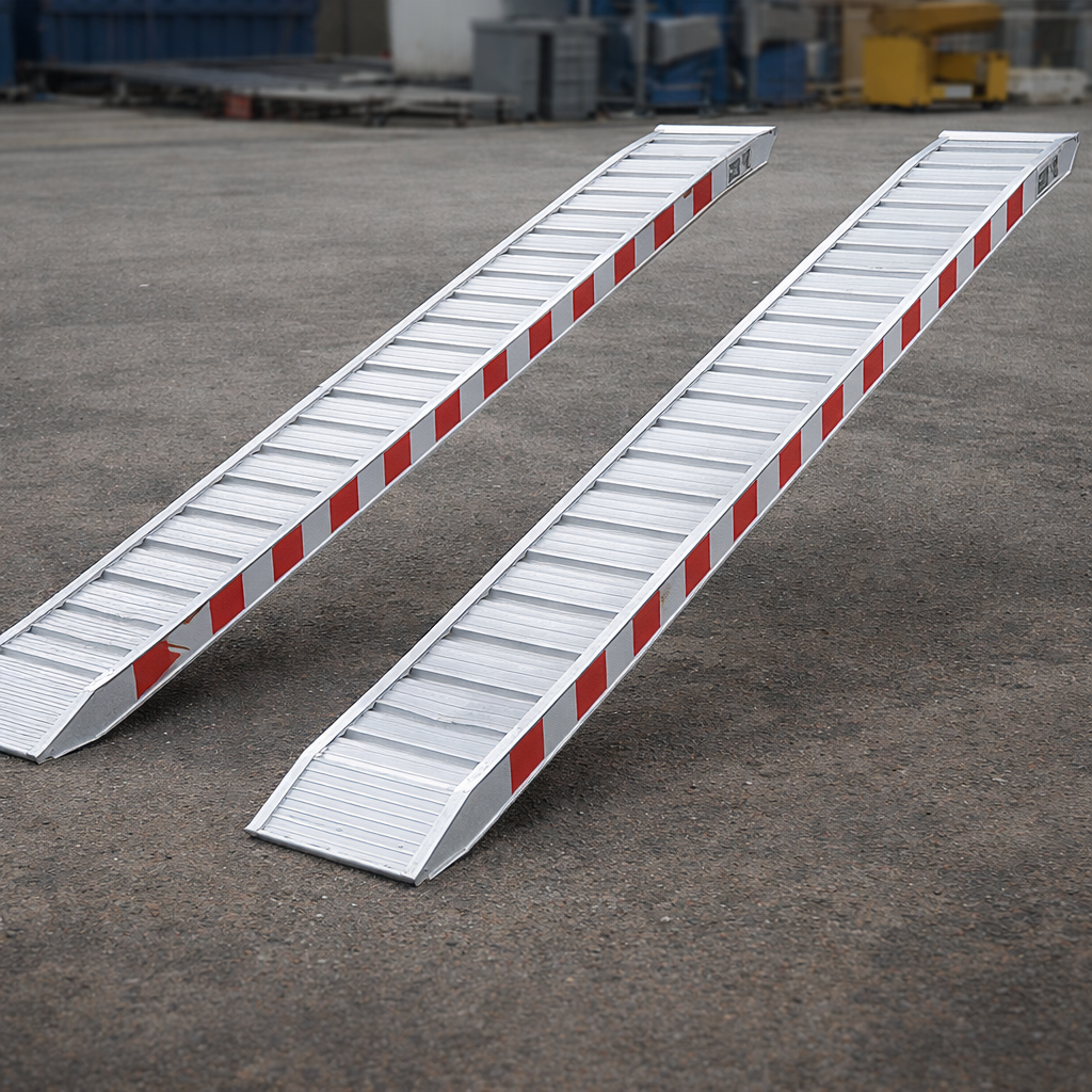 Aluminium Loading Ramps – 4500x300mm – 1050kg Capacity – Professional Use