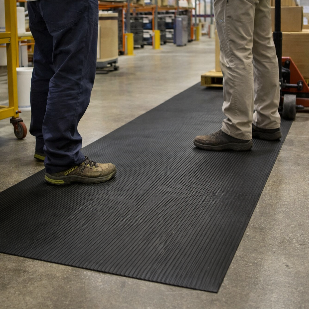 Anti-Fatigue Matting – Black – Ergonomic Comfort – Light Duty