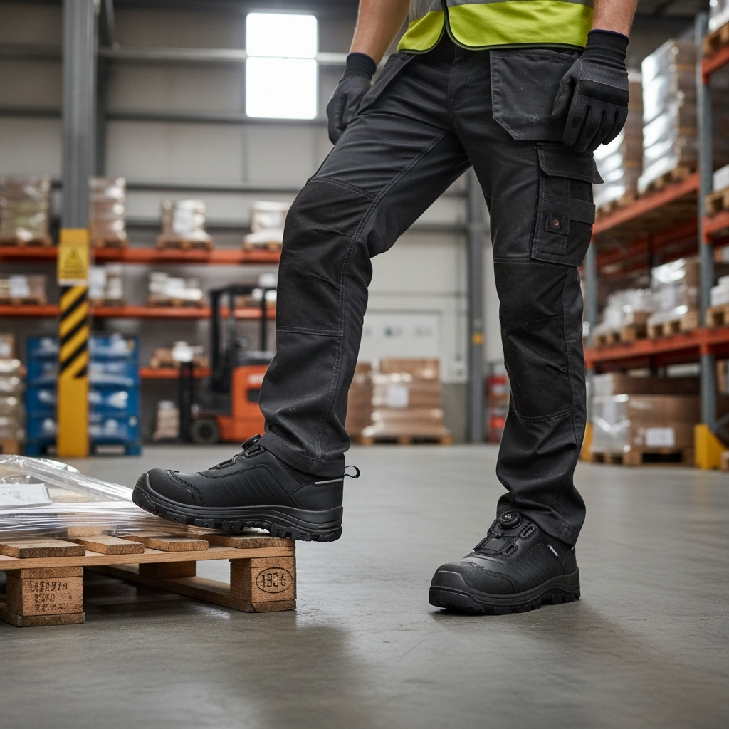 Professional Waterproof Safety Shoe with Composite Toecap and Flexible Midsole for Outdoor Work