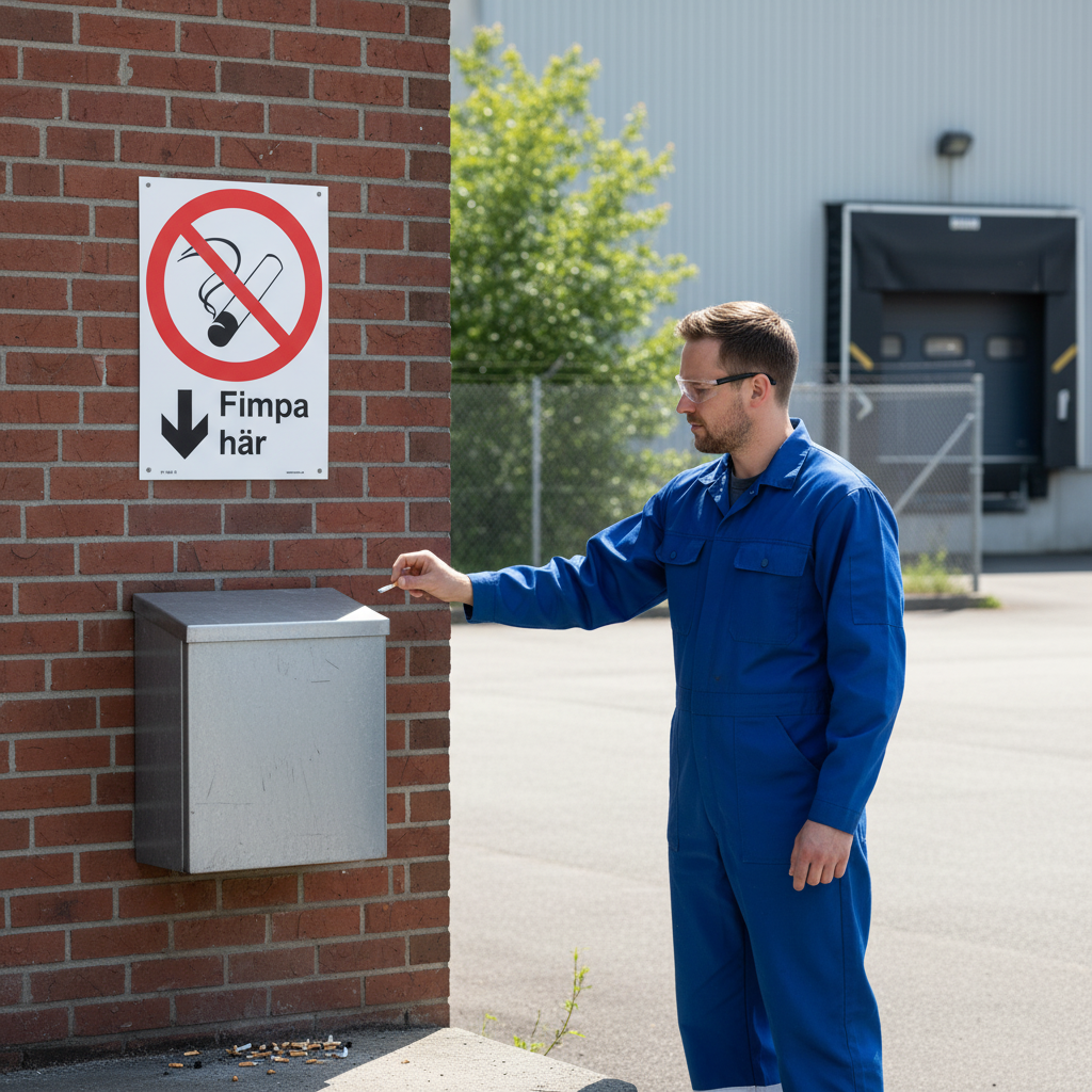 Premium No-Smoking Sign - Multiple Sizes and Materials for Effective Workplace Safety