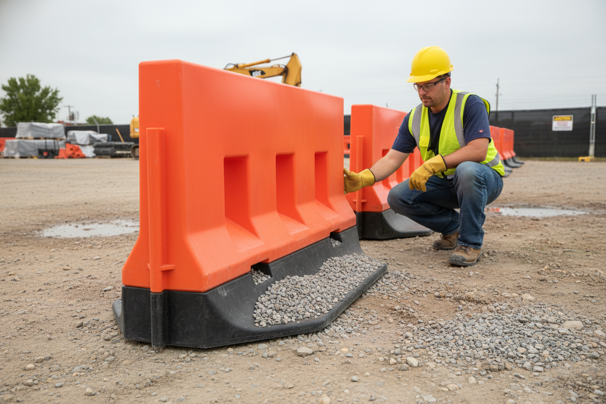 Premium Heavy Duty Ballast Base for Barriers - Durable, Weather-Resistant Support Structure | Barriers Co