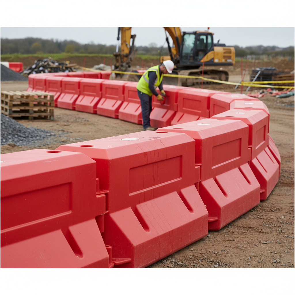 Premium Water Filled Track - Heavy Duty Road and Site Safety Barrier for Maximum Durability | Barriers Co