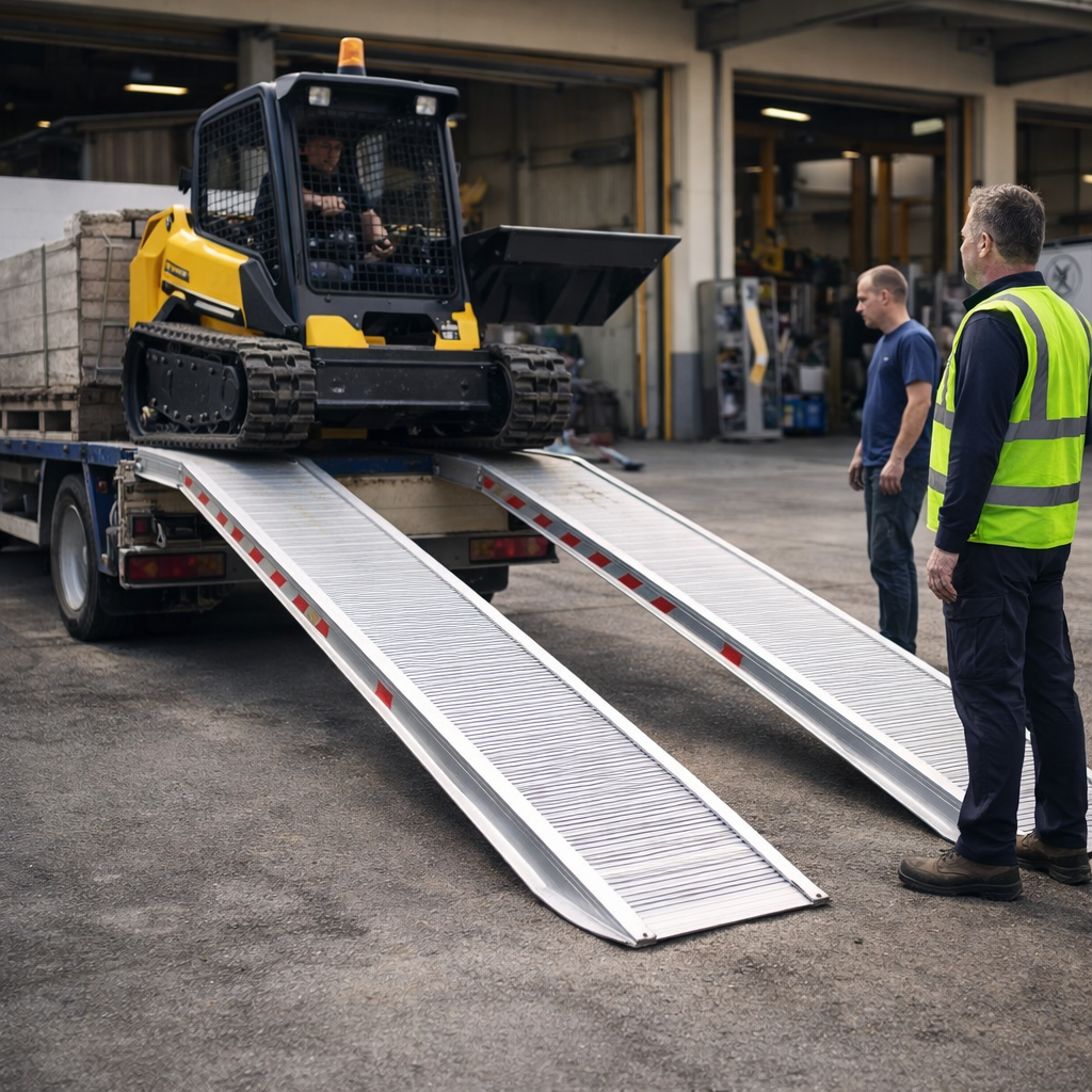 Aluminium Loading Ramps – 2500x510mm – 14000kg Capacity – Vehicle & Plant Access