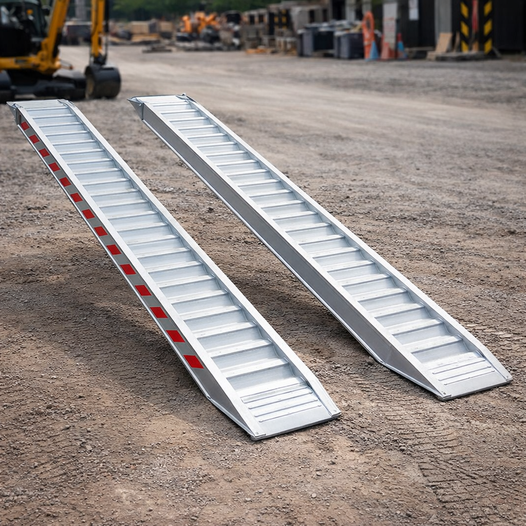 Aluminium Loading Ramps – 3500mm x 360mm – 1900kg Capacity – Machinery