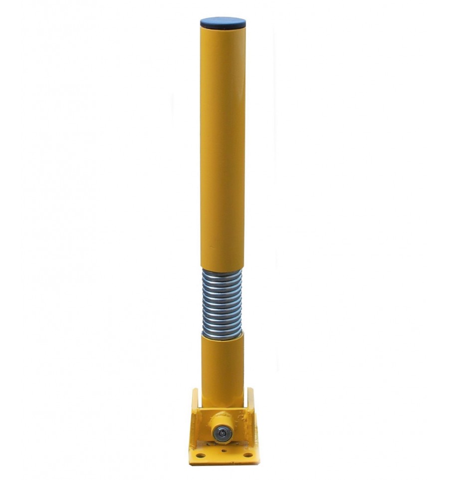 Bendy Flexible Fold Down Parking Post (Yellow)