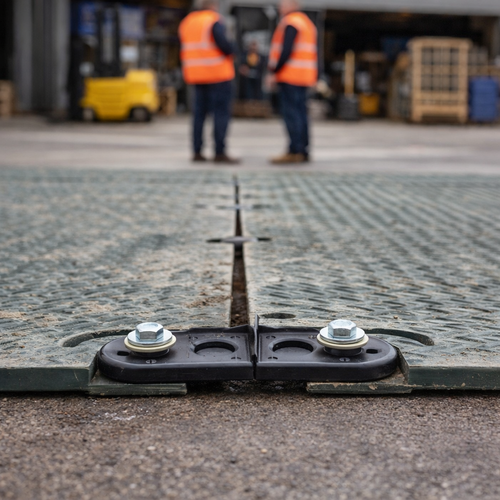 Urethane Connectors – 180mm x 50mm – Industrial Grade – Mat Connection