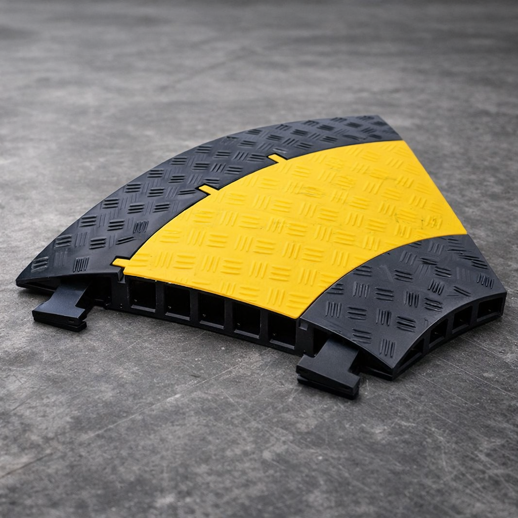 Cable Protector – 45 Degree Curve – 5 Channel – Indoor/Outdoor Use