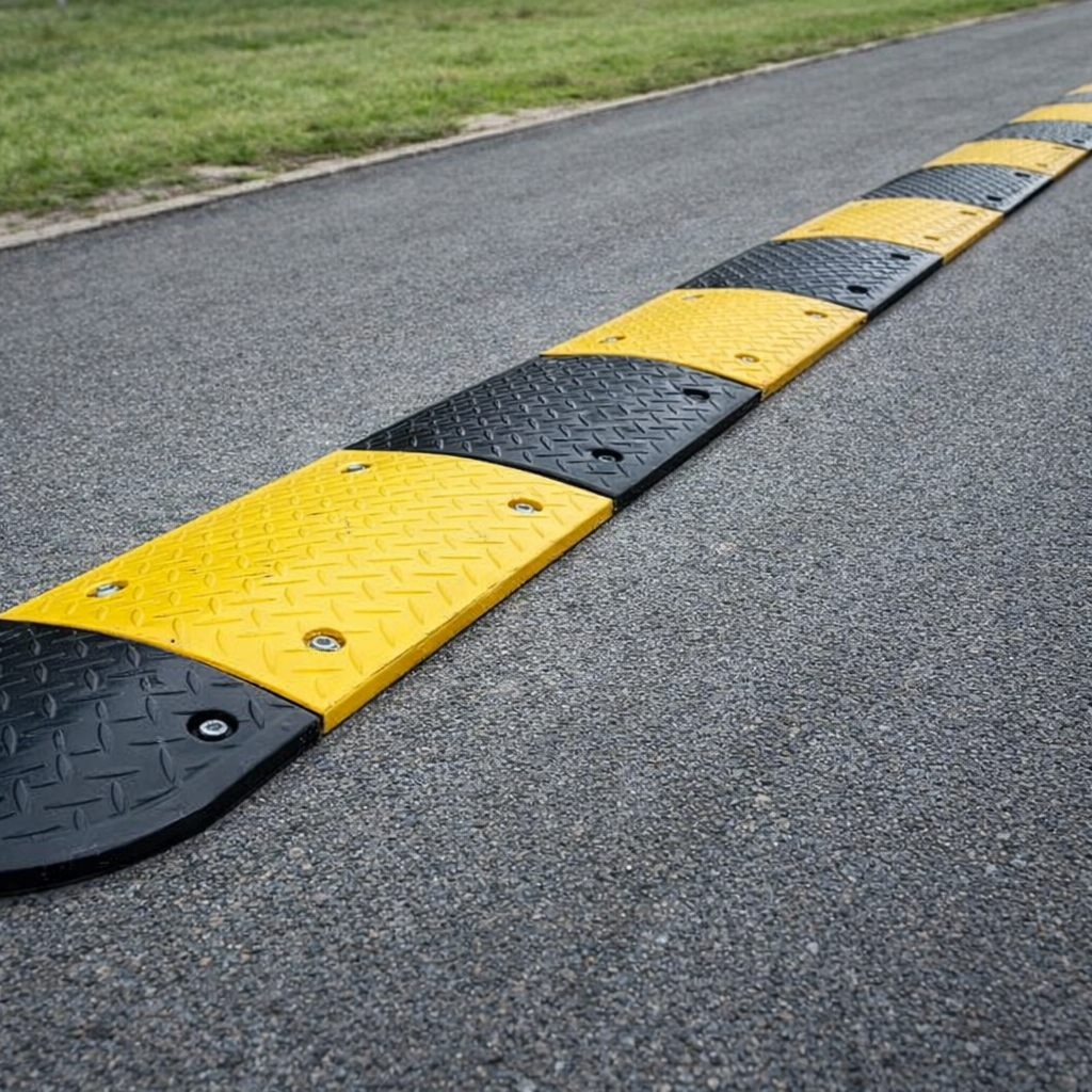 Heavy Duty Speed Bump Middle – 6500mm x 450mm x 60mm – Industrial Grade