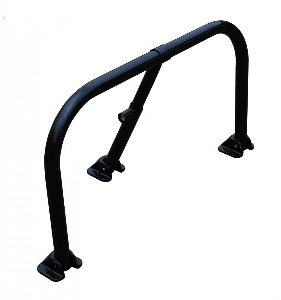 Black Fold Down Security Barrier for Parking Bays with Integral Lock
