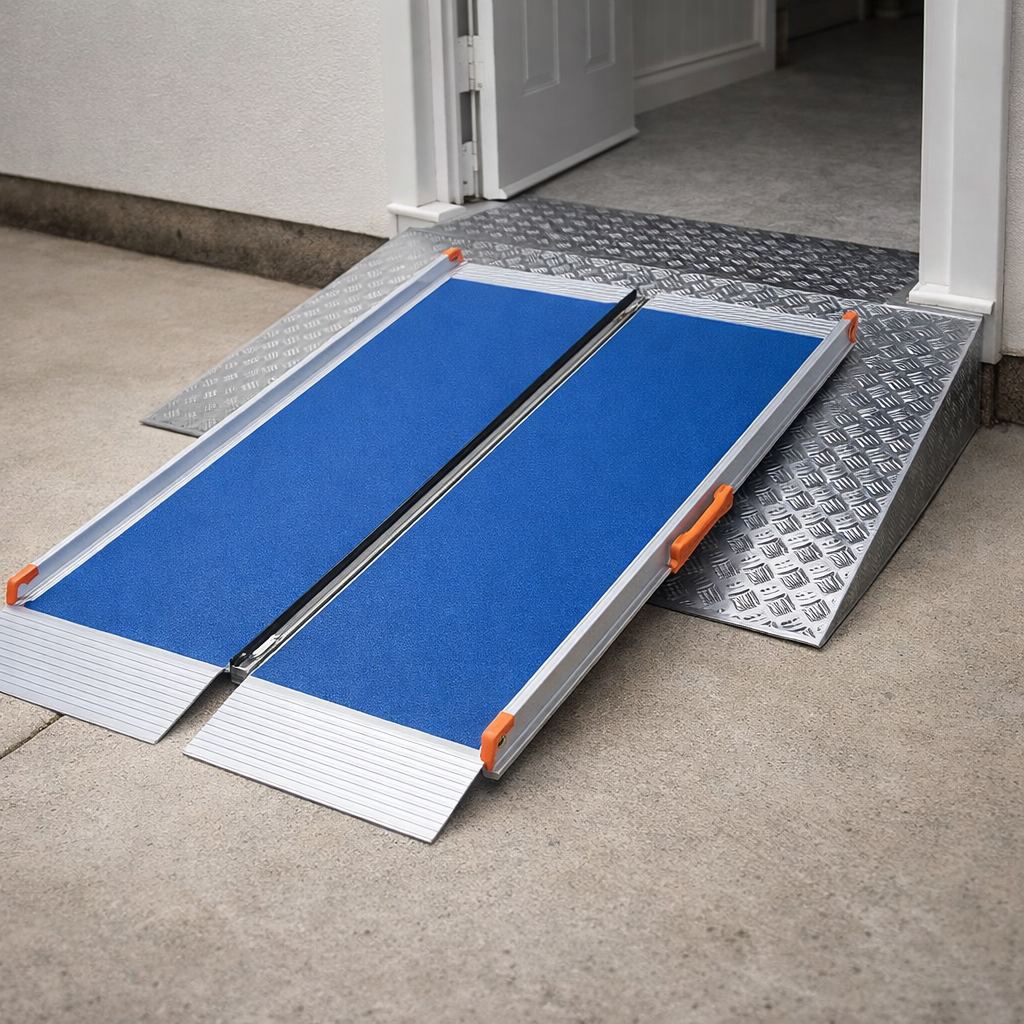 Wheelchair Ramp Kit – Various Lengths – Non-Slip Surface – Mobility Aid