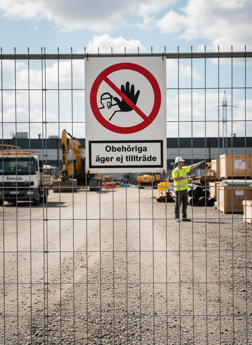 Premium Prohibition Sign - Unauthorized Access Prohibited in Various Materials and Sizes for Workplace Safety