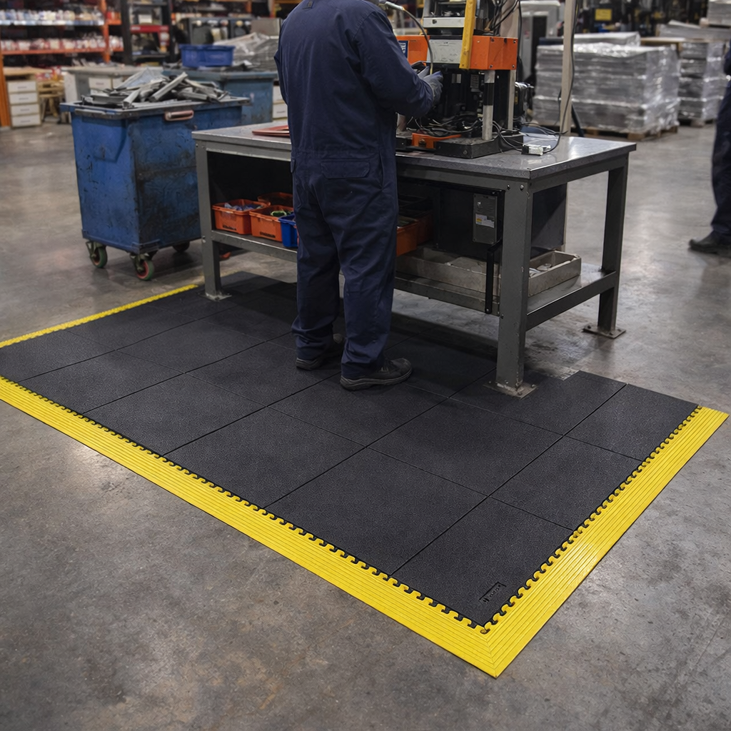 Cushion Ease Tile – 91 cm x 91 cm – ESD Nitrile – Industrial