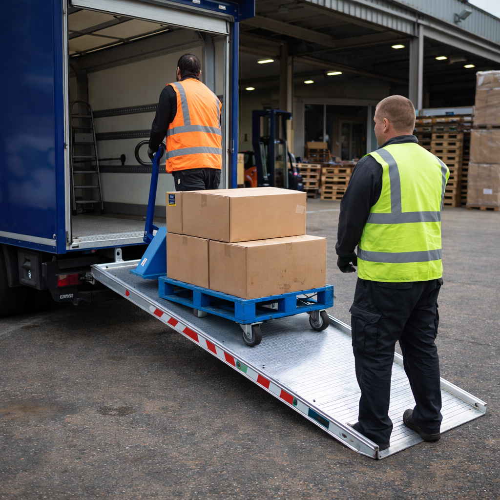 Heavy Duty Truck Ramp – 750mm Wide – 1000kg Capacity – Commercial Use