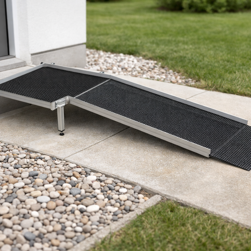 Aluminium Modular Ramp Kit – 1300mm x 2500mm – Platform Without Handrails – Wheelchair Access