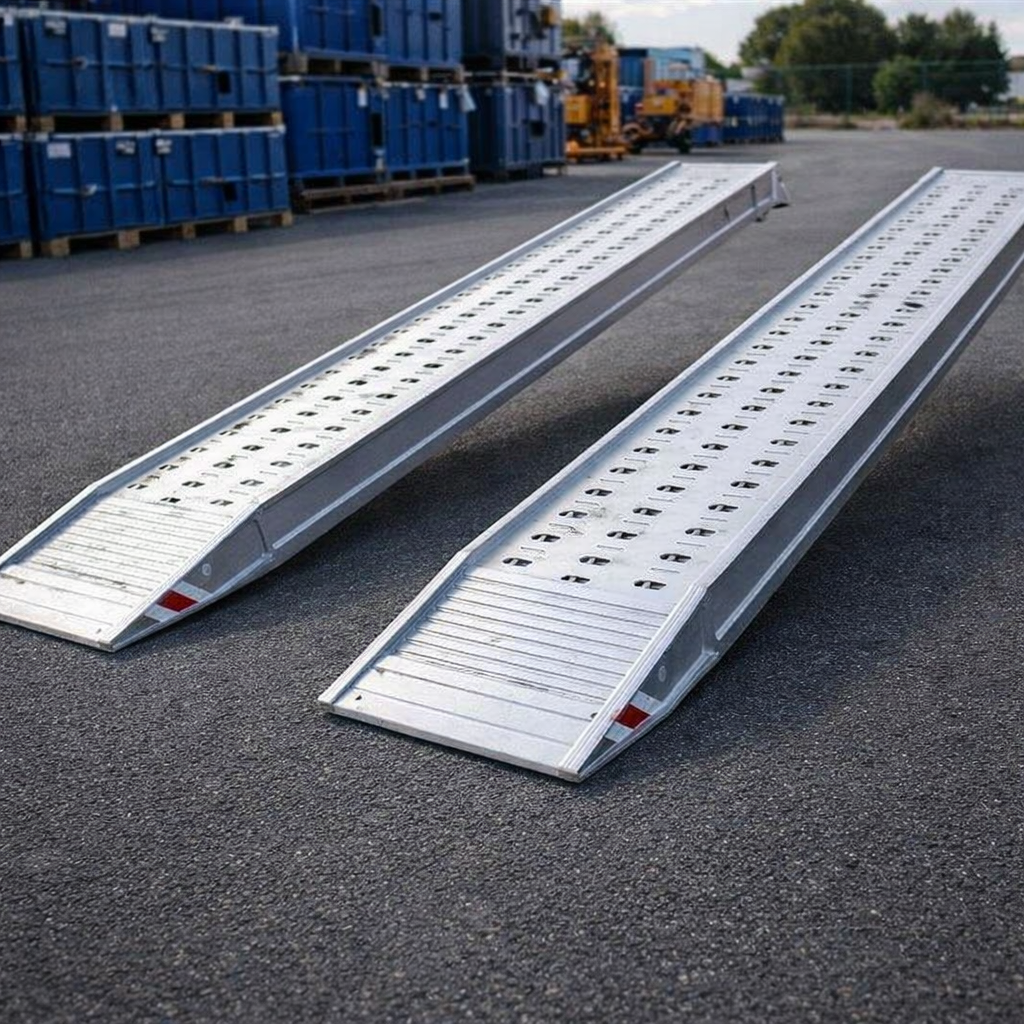 Aluminium Loading Ramps – 2500x460mm – 10000kg – Industrial