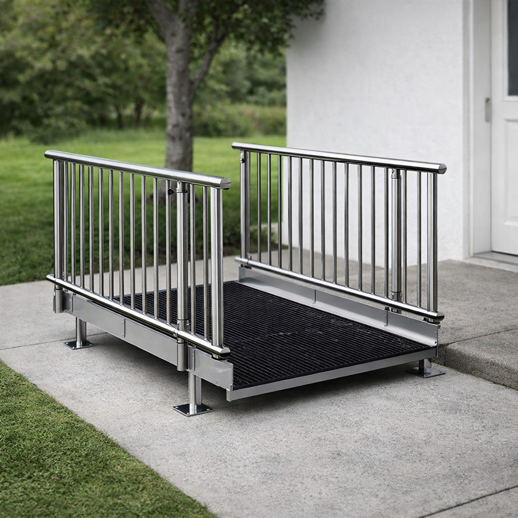 Modular Ramp System – 1500mm x 1900mm – Balustrade Handrails – Mobility Access