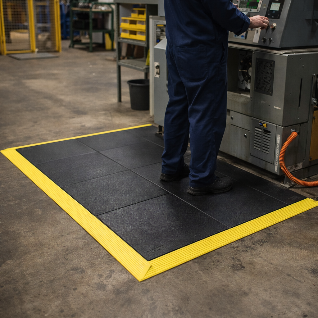 Interlocking ESD Mat – 91cm x 91cm – Anti-Fatigue – Industrial Use