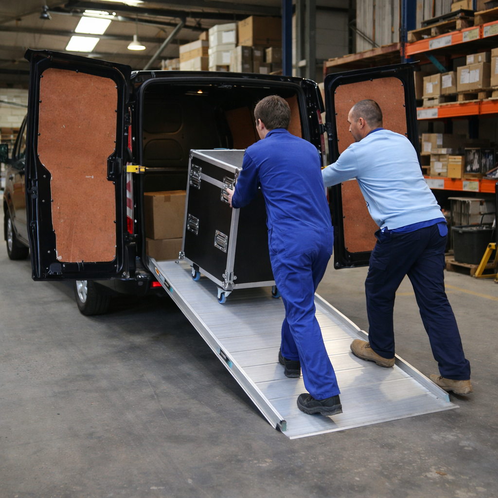 Economy Heavy Duty Van Ramp – 920mm Wide – Aluminium – Vehicle Loading