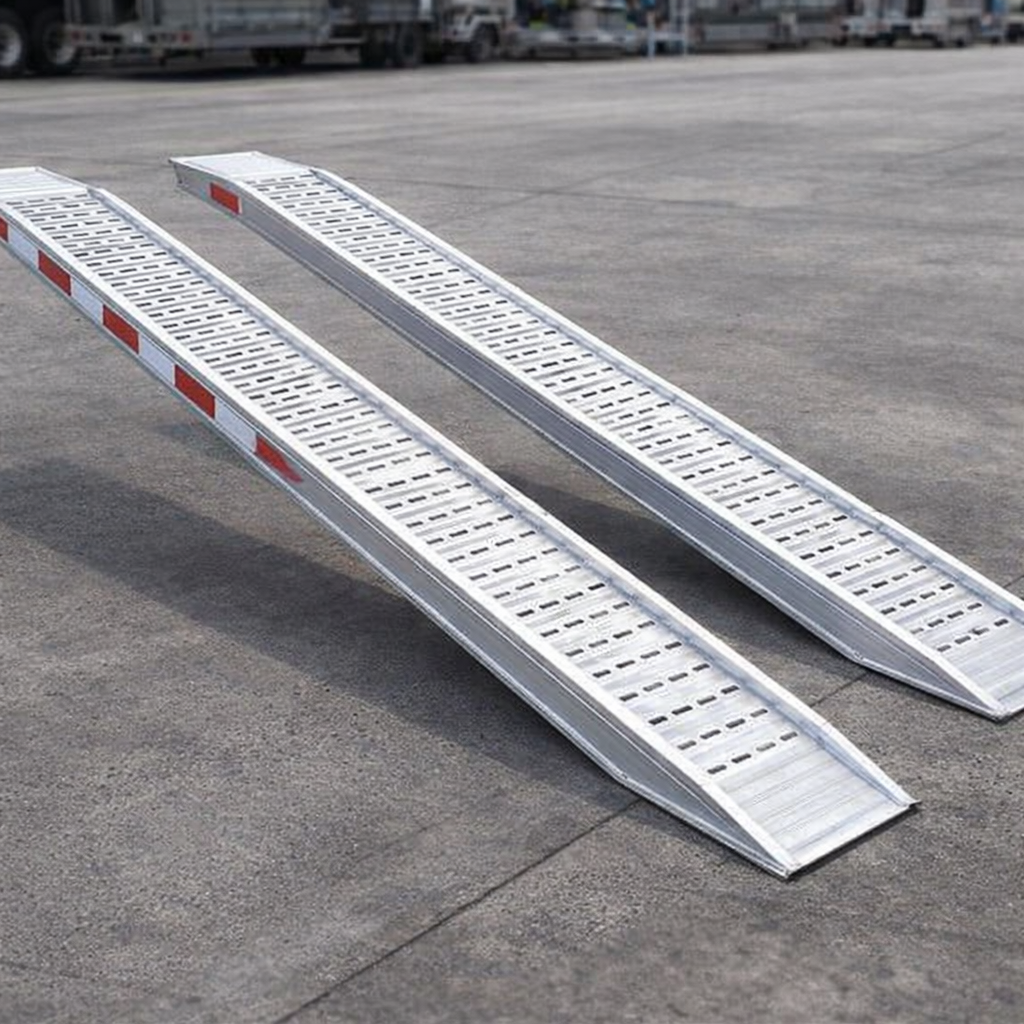 Aluminium Loading Ramps – 4000mm x 510mm – 8870kg Capacity – Plant & Digger Use
